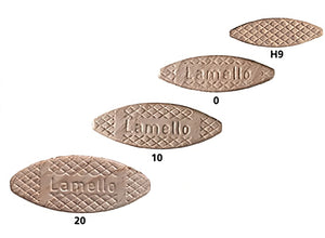 Lamello Wooden Biscuit Connector Blister Packs, Box of 80, 250 AND 1000